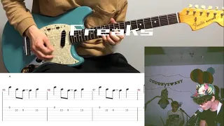 Surf Curse - Freaks (guitar cover with tabs & chords)