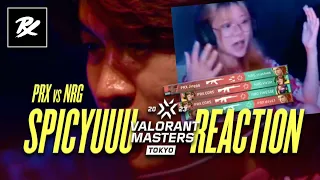 PRX Spicyuuu reacts to Paper Rex vs NRG! #WGAMING