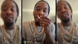 Offset REACT To Quavo Dissing Chris Brown In NEW DISS TRACK On IG LIVE