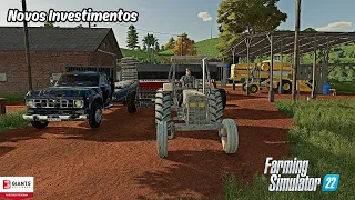 Comprei a Semeadeira para plantar o Trigo/Farming Simulator 22/Mapa Nova Estância/Ep 02