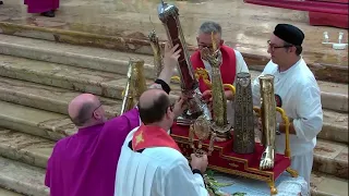 17 agosto, traslazione delle reliquie di Sant'Agata, in diretta dalla cattedrale
