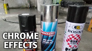 HOW TO PAINT CHROME SPRAY