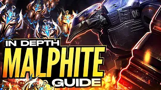 MALPHITE GUIDE | How To Carry With Malphite The Entire Game | Detailed Challenger Guide