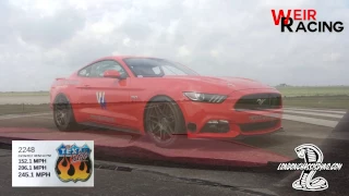 World's Fastest 2015+ Mustang - 245.1mph Texas Mile (Weir Racing / London Chassis Dyno)