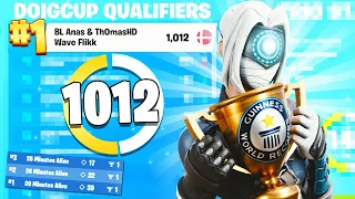 WORLD RECORD 🏆 1st Place in Fortnite Trio Cup (1000+ Points) ft. ThomasHD & Flikk | Anas