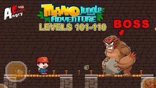 Mano Jungle Adventure - Levels 101-110 + BOSS / Gameplay Walkthrough (Android Game)