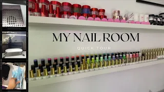 Nail Room Tour❤️ | Check out my nail room