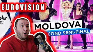 🇲🇩 Natalia Gordienko - SUGAR - LIVE - Moldova - Semi-Final - Eurovision 2021 - TEACHER PAUL REACTS