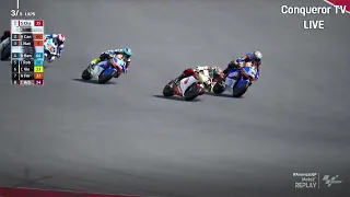 RACE Moto2 #AmericasGP 2024❗ Somkiat Chantra Vs Celestino Vietti❗