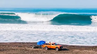 PERFECT BEACH BREAK IN THE MIDDLE OF NOWHERE…