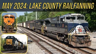 Action Packed Railfanning Across Lake County Ohio: Heritage Units, SD40-2s, & More!