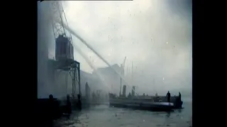 Dutch History: Catastrophic Fire at Oostelijke Handelskade in Amsterdam (1948)