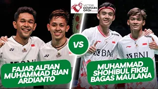 Fajar ALFIAN/ Muhammad Rian ARDIANTO vs Muhammad Shohibul FIKRI/ Bagas MAULANA | Denmark Open 2023