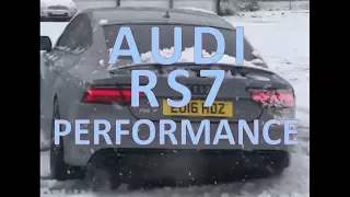 Audi Power - Audi RS7 Performance in Snow 😍❄️💨👌