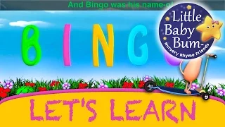 BINGO The Dog | Learn with Little Baby Bum | Nursery Rhymes for Babies | Songs for Kids