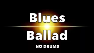 Blues Ballad Backing Track for Drummers - 60 BPM (NO DRUMS)