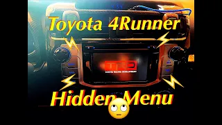 ⬛️🟥⬛️  Toyota 4Runner Secrets: Do You Have a Hidden Screen/Menu?