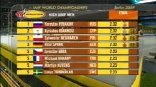 IAAF WORLD CHAMPIONSHIPS-BERLIN 2009- HIGH JUMP MEN & DISCUS WOMEN-THE SOUND