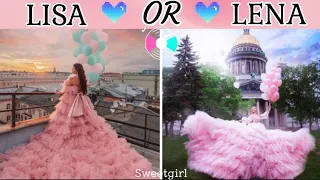 💕LISA or LENA╏Fashion style╏Cute💕Outfit ╏@Sweet-Girl.9 #chooseone #viralvideo   #lisaorlena#foryou