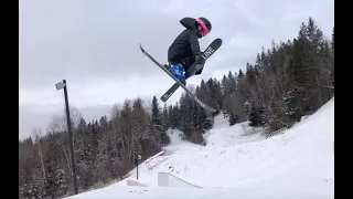 10 year old girl - 720 & Backflip on skis !!