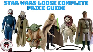 Vintage Star Wars Price Guide | Loose Complete Action Figures | Last 17