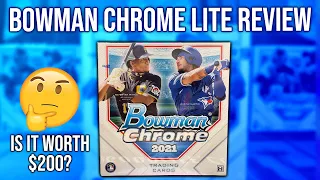 Is It Worth $200??? 🤔  | 2021 Bowman Chrome Lite Review
