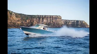 Grady-White 376 Canyon with triple 300HP Yamaha outboards