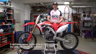 Honda CRF450R Electric Start Installation (step by step how to video)