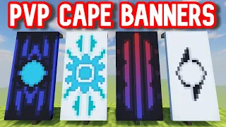 ✔ TOP 4 PVP CAPE BANNERS IN MINECRAFT TUTORIAL!