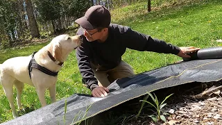 Trying To Warm Raised Bed, Kill Weeds With GeoTex Fabric