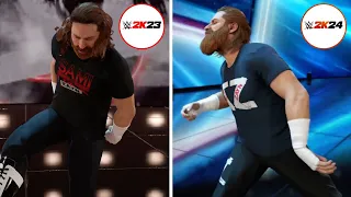 Which Is Better WWE 2K23 or WWE 2K24? (Kevin Owens & Sami Zayn Compared)