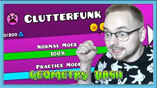 CLUTTERFUNK - ИДЕАЛЬНОЕ ПРОХОЖДЕНИЕ С 3 МОНЕТАМИ / Эп. 11 / Geometry Dash