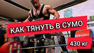 Как делать ТЯГУ в СУМО | учит МОНСТР С ТЯГОЙ 430 КГ (Cailer Woolam)