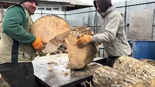 🌳Splitting big wood 🪵💪💪 Best working 🪓🪓🪓