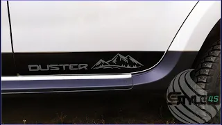 Наклейки на низ дверей Renault Duster #наклейки от #style45