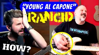 Bass Teacher REACTS to Matt Freeman playing RANCID's “Young Al Capone”