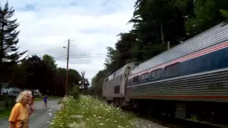 READ DESCRIPTION: Duo Of Teenagers Force Amtrak 55 Into Emergency, At Amherst,  MA