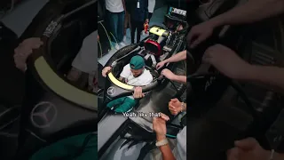 Just Neymar getting STUCK in a Mercedes F1 Car! Spanish GP 2023