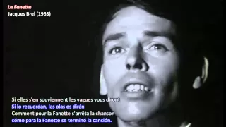 Jacques Brel traducido ► La Fanette