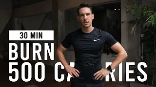 BURN 500 CALORIES with this 30 Minute Cardio HIIT Workout (Intense, No Equipment)