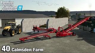 SETTING UP A BELT SYSTEM TO SELL THE SILAGE - Farming Simulator 22 FS22 Calmsden Farm Ep 40