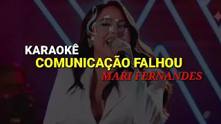 Comunicação falhou karaoke - Mari Fernandes