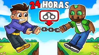 MINECRAFT pero PASAMOS 24 ESPOSADOS 😂😱 HARDY y TROLERO