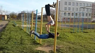 [Street Workout] Самые простые элементы на турнике.