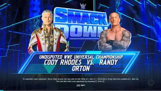 Cody Rhodes vs Randy Orten ft. WWE 2K24