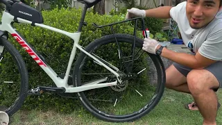 How to Mount a Bike Rack on a Road or Gravel Bicycle with no Eyelets