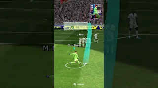 Goalkeeper free-kick 🤣😱 #shorts #pes #efootball #pes2021 #efootball2023 #viral