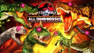 ALL DINO BOSSES The Lost World Jurassic Park ARCADE FULL GAMEPLAY WITH ENDING