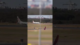 Historic Moment as Virgin Australia’s first 737 Max 8 VH-8IA lands in Brisbane