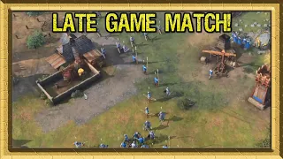 Age of Empires 4: Late Game Match!